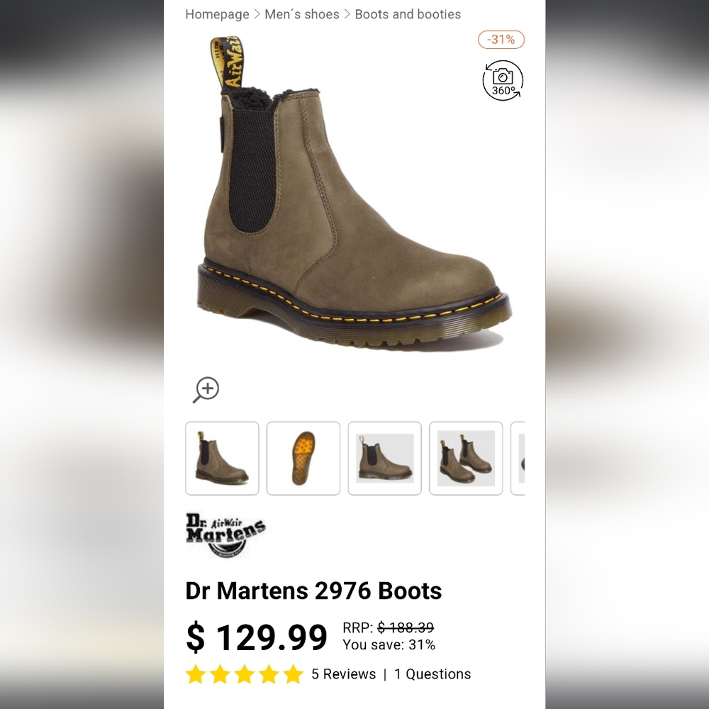 DR. MARTENS 2967 Chelsea Boot